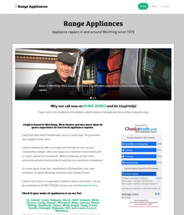 Range Appliances - Worthing